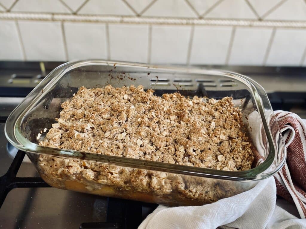 A well made walnut crumble