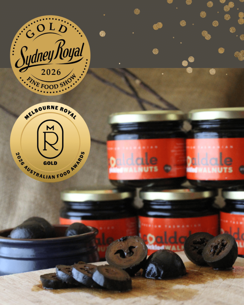 Coaldale pickled walnuts and two gold medals
